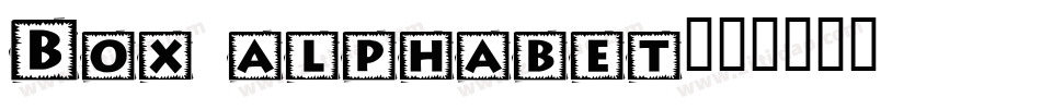 Box alphabet字体转换